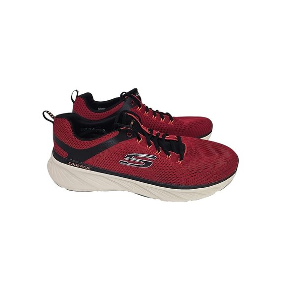 Skechers Men's Relaxed Fit 232843 Edgeride Contention Walking Shoe Red Size 13M - Picture 2 of 8